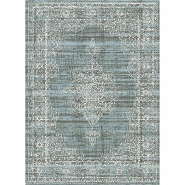 Radici Usa Inc Radici USA 3563-0051-GREEN Colosseo Area Rug; Green - 5 ft. 3 in. x 7 ft. 3 in. 3563/0051/GREEN